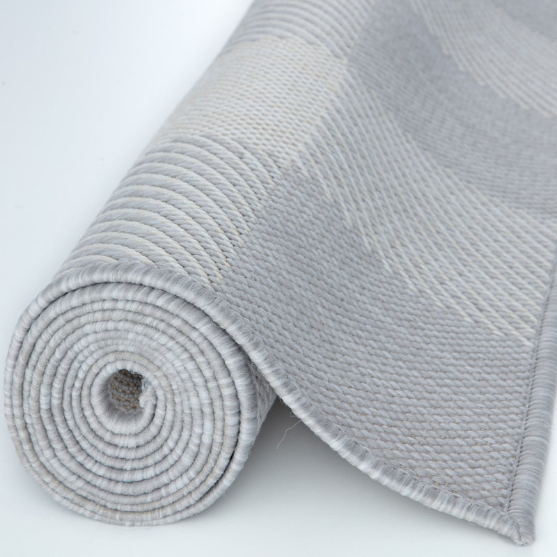 Ecology Collection Chequered Area Rug, Rectangle 160 x 230cm