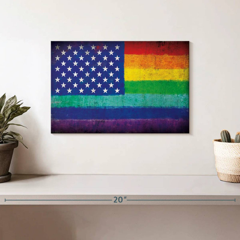 Borges American Pride Flag, 8" H x 12" W