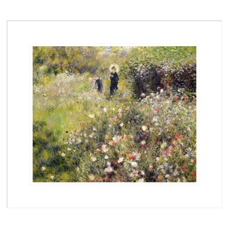 «Summer Landscape» par Pierre-Auguste Renoir, impression giclée sur cadre, H 17,75 po x l 20,22 po