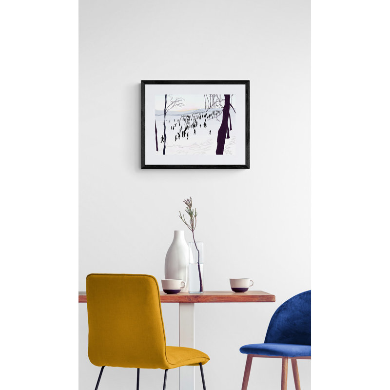 Prospect Park, Winter Print by Evan Sklar
