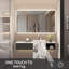 Darea Flat Wall Makeup / Shaving Mirror in Clear