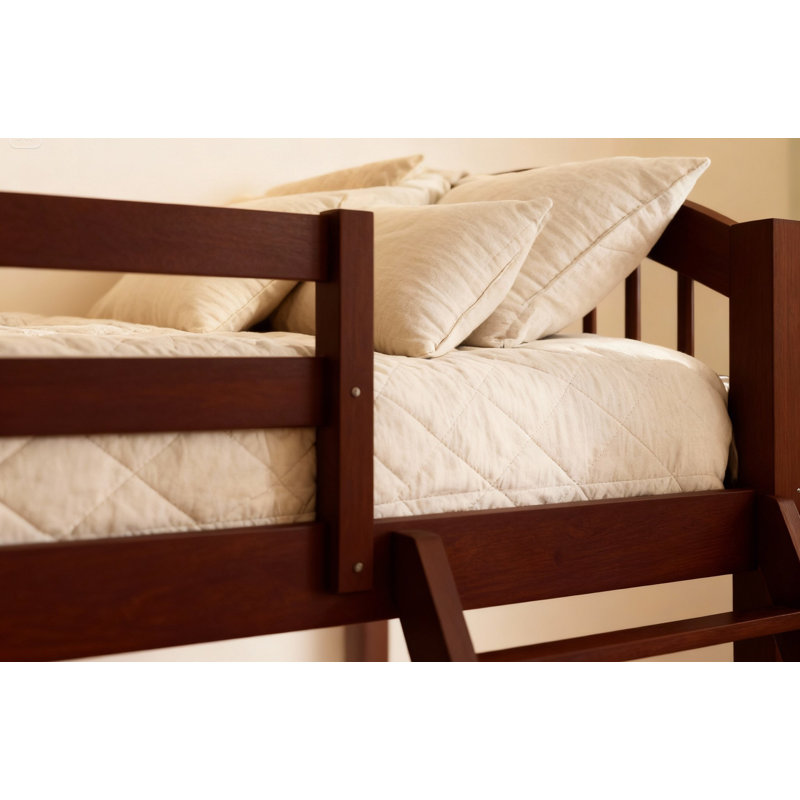 Swen Twin over Twin Standard Bunk Bed, Espresso