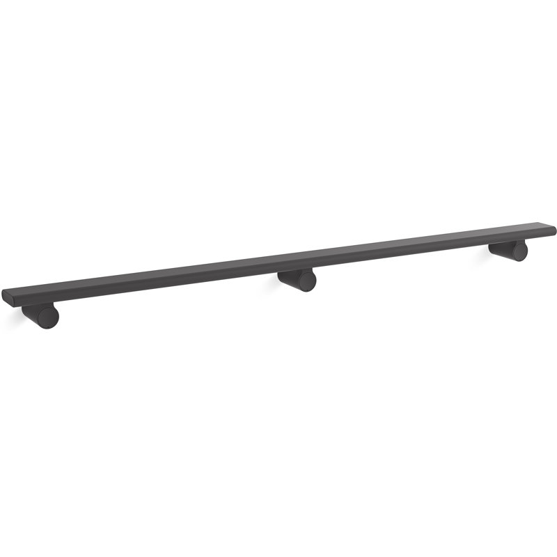 Choreograph Shower Shelf, Matte Black, 3.5" H x 36" W x 3.5" D