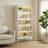 Tall Bookcase with Adjustable LED Lighting and Heavy Duty Storage-129159012