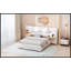 Grand lit plateforme tapissier