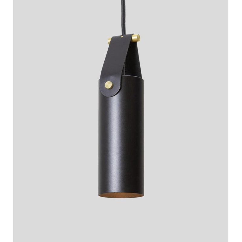 Spero Pendant, Black, Black, LED