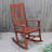 Boulder Mahogany Outdoor Rocking Chair-232105241