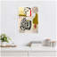 "Abstract 02" par Emma Daisy, reproduction d'art sur toile encadrée