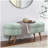 Ottoman Oval Storage Bench,Rubber Wood Legs, (43.5"x16"x16")-1071744706