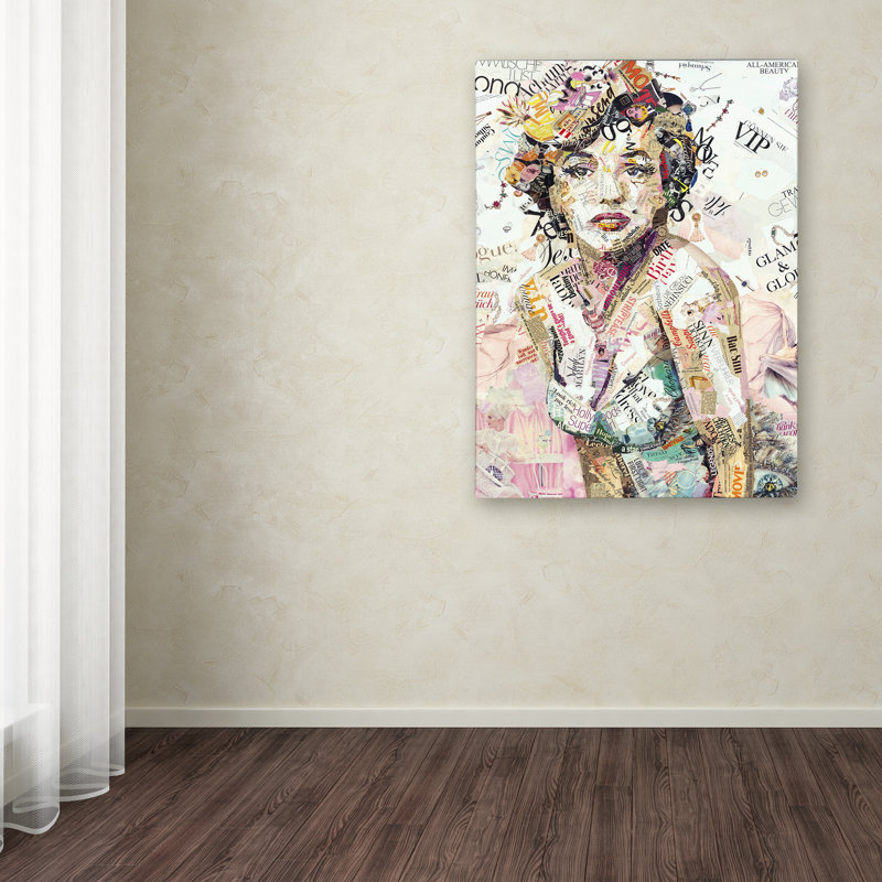 « glam & gloire », impression sur toile tendue, H 32 po x l 24 po x P 2 po