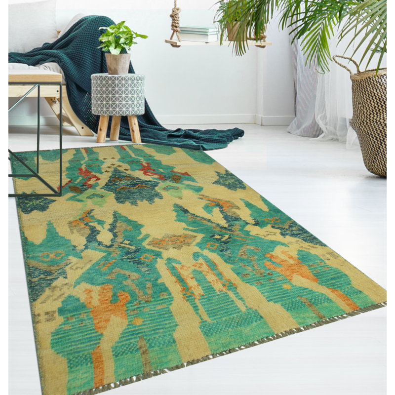 Tapis unique en laine 2 pi 11 po x 5 pi 2022 Durime