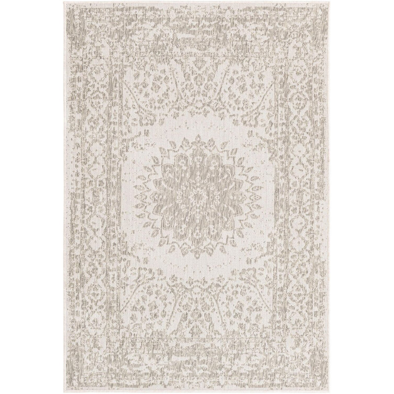 Tapis gris transitionnel Hintz, Rectangle 4 pi 1 po x 6 pi 1 po
