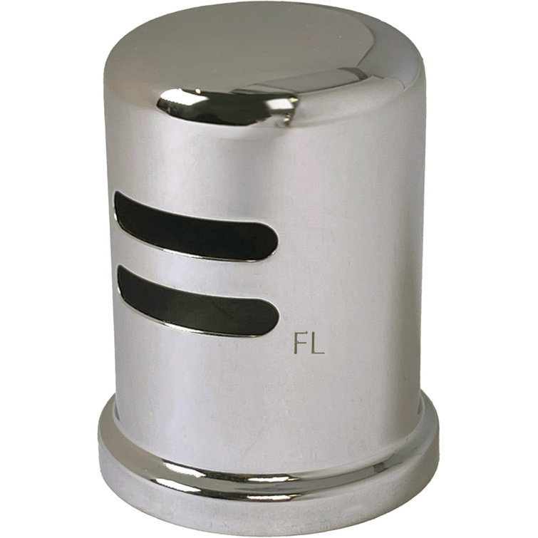 1-3/4" x 2-3/4" Solid Brass Air Gap Cap Only, Skirted