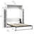 Arlex Full Murphy Bed with Shelves (81W)-89059303