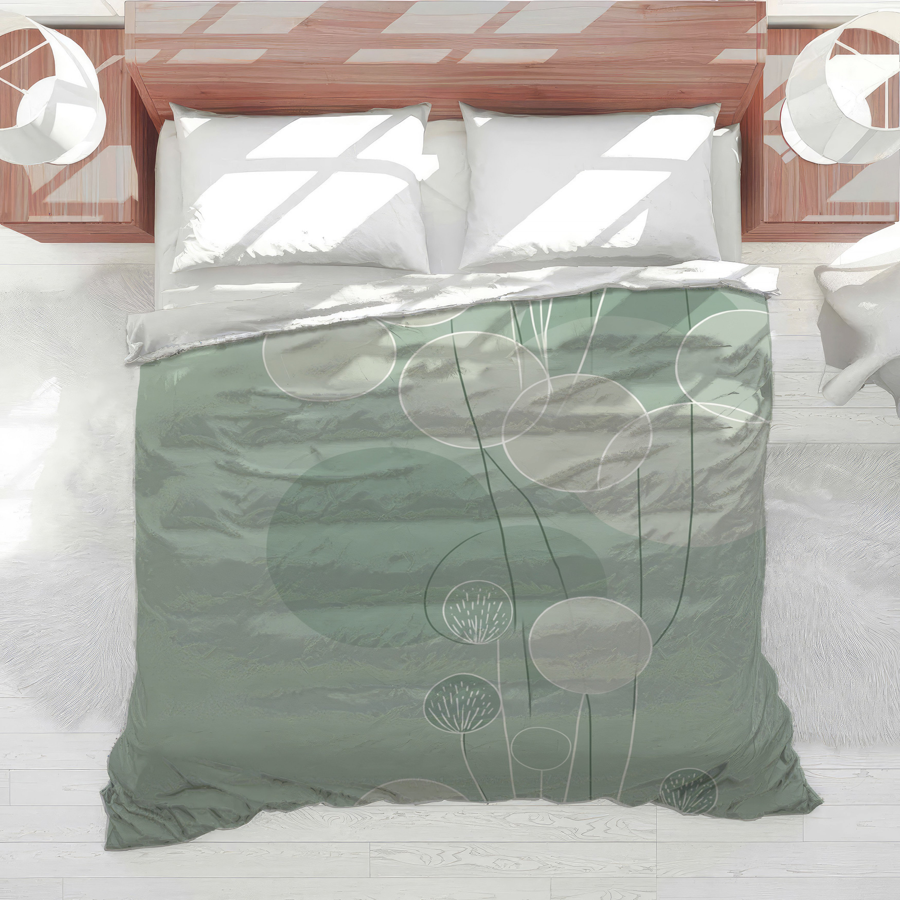 VisionDecor Circles Bedding Abstract Comforter Modern | Wayfair