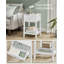 Table de chevet blanche Brookford