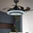 Smart Bluetooth Ceiling Fan With Dimmable Rgb Light And Music Speaker