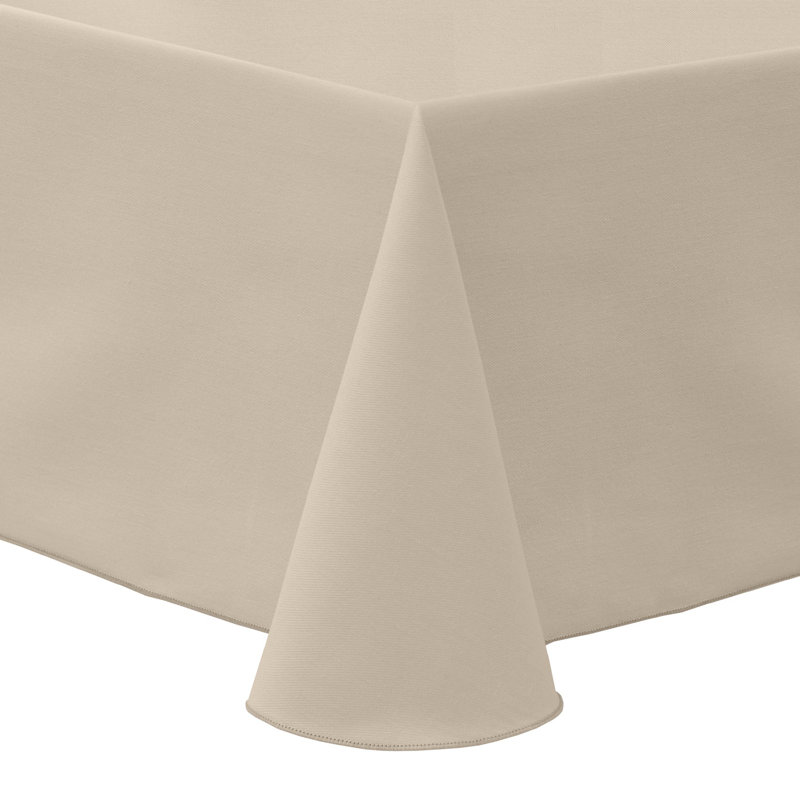 Jasmin Oval Tablecloth, Beige, 1, 70" x 52"