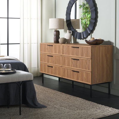 Starns 63.1'' W 6 - Drawer Dresser