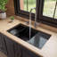 33.86'' L Single Bowl Granite Kitchen Sink-95312598