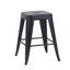 Tabouret à hauteur de comptoir 24 po, tabourets de bar en métal sans dossier, ensemble de 4, non empilable, amovible et facile à assembler, conception peu encombrante pour îlot de cuisine / bar / café / salle à manger-591688198-591688211-591688217