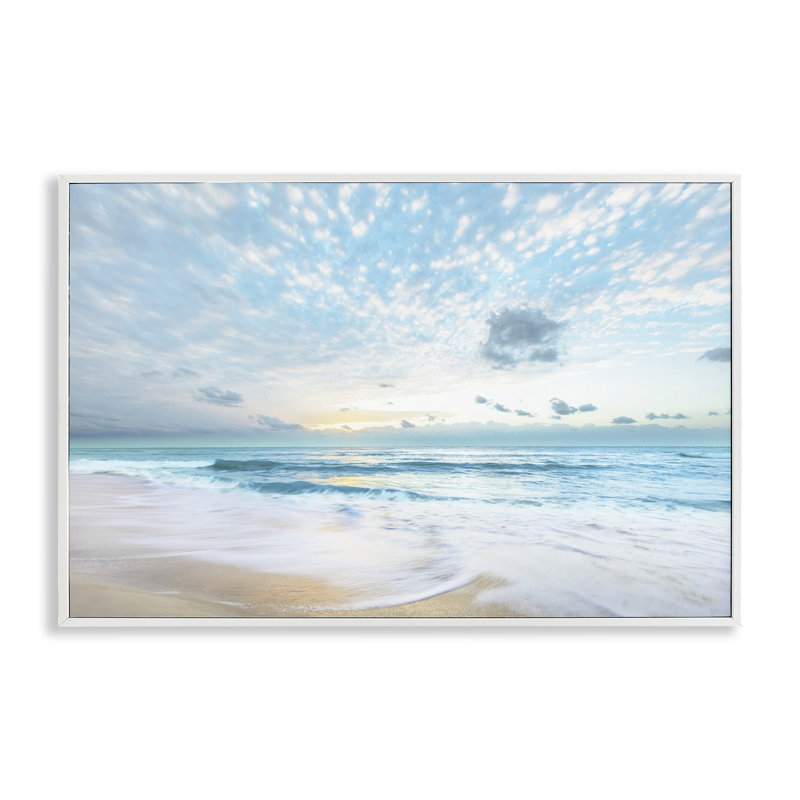 Giclée encadrée Sun Sun Bleached Ocean Shore, conception de Danita Delimont, H 20 po x l 30 po