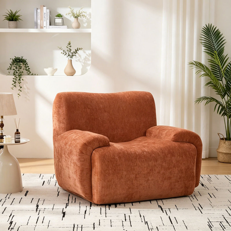 Fauteuil Chenille, Orange