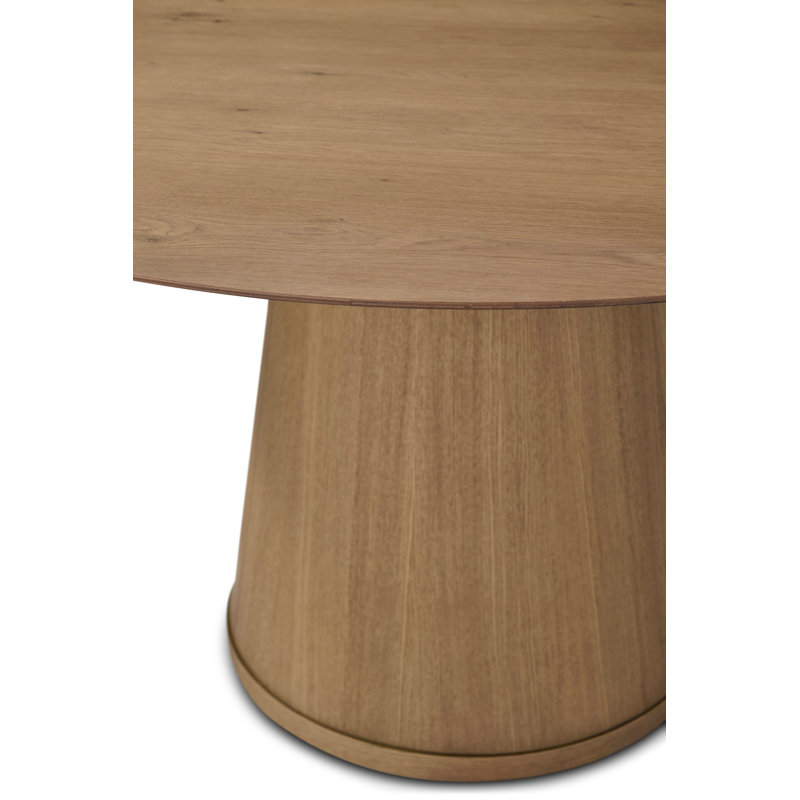 Madrid/WRC Dining Table, Natural, 30" H x 53.15" L x 53.15" W