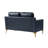 Turner 55.5" Square Arm Faux Leather Loveseat-97673893
