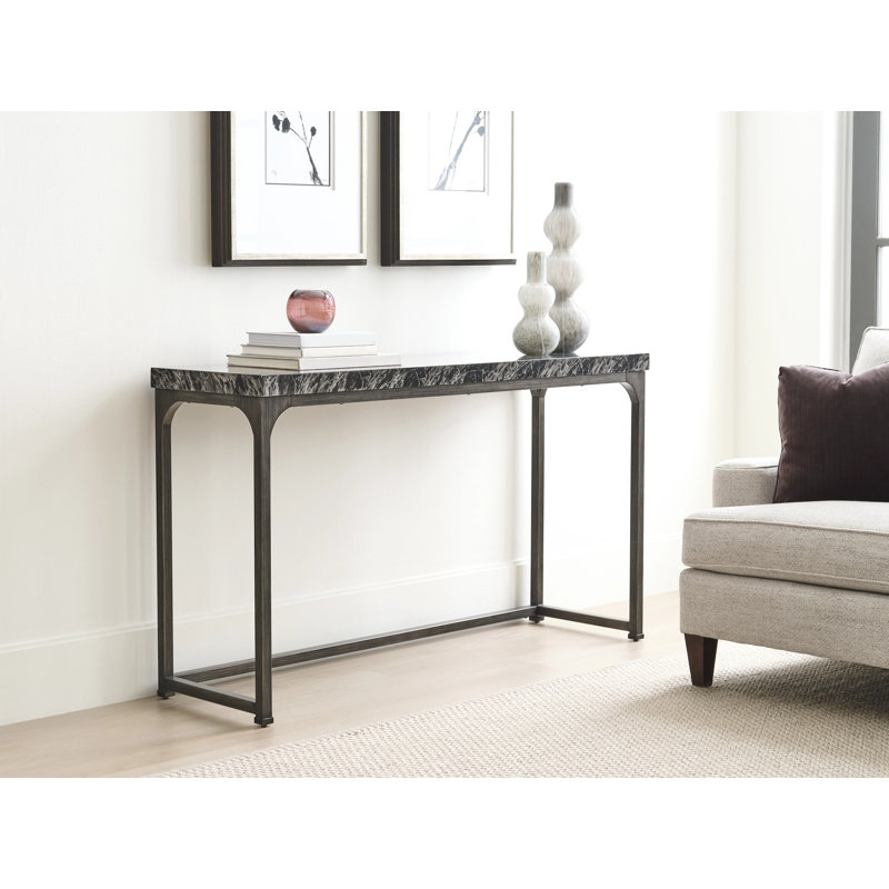 SOFA TABLE W/2 STOOLS