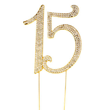 LVEUD Golden Flash15 happy cake topper birthday party wedding anniversary  party anniversary party party cake ornament (15) in Dubai - UAE | Whizz Cake  Toppers