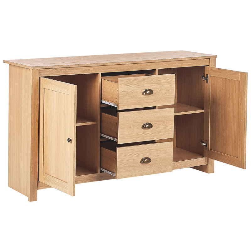 2 Door Sideboard Light Wood Mccullough