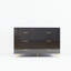 High Glossy Surface 6 Drawers Chest Of Drawer With Golden Handle And Golden Steel Legs White Color Vanity-792613961