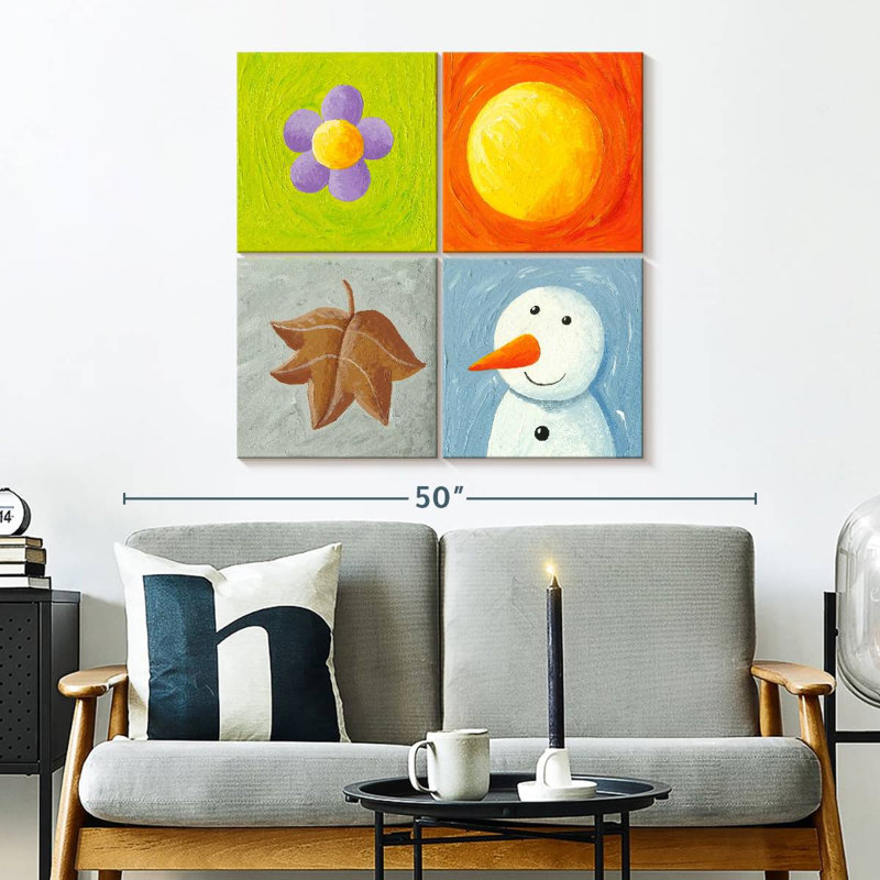 Ashelle 4 saisons en acrylique, H 32 po x l 32 po