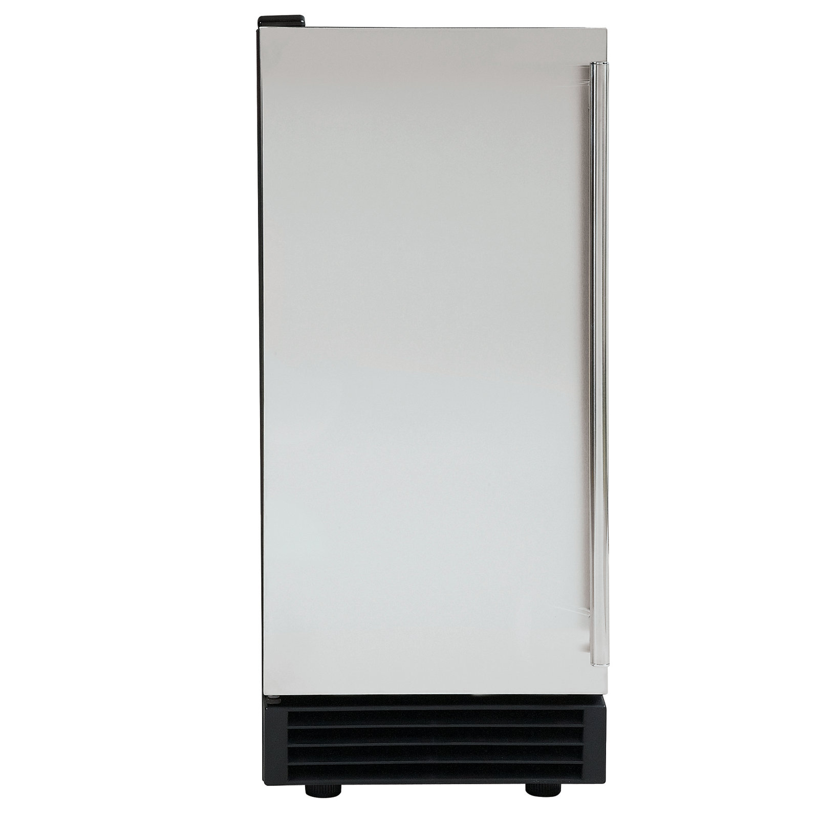 Maxx Ice Self-Contained Indoor Ice Machine, 15"W, 60 lbs, Energy Star, Black/Stainless Steel Door | Fridge.com