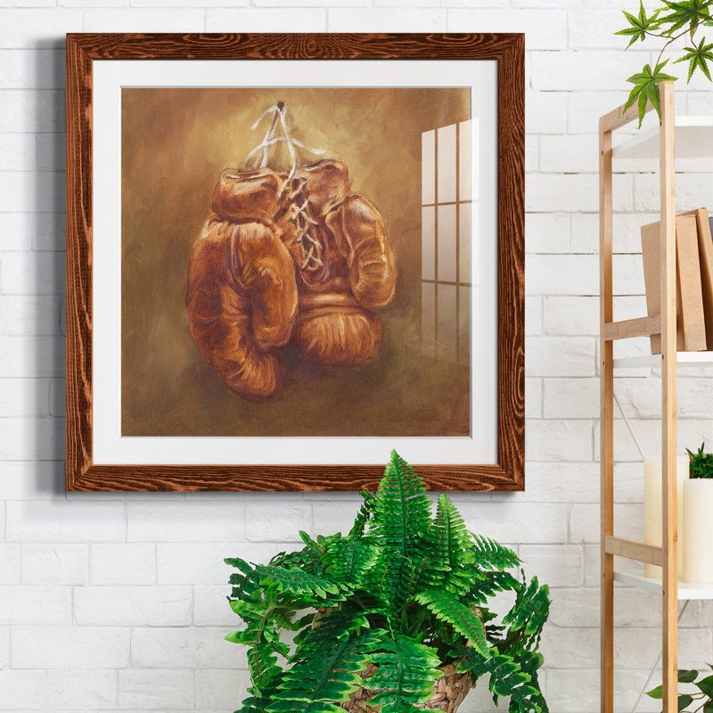 «Rustic Sports I», reproduction encadrée de qualité supérieure - prête à être accrochée, H 17 po x l 17 po x P 1,5 po, Blanc