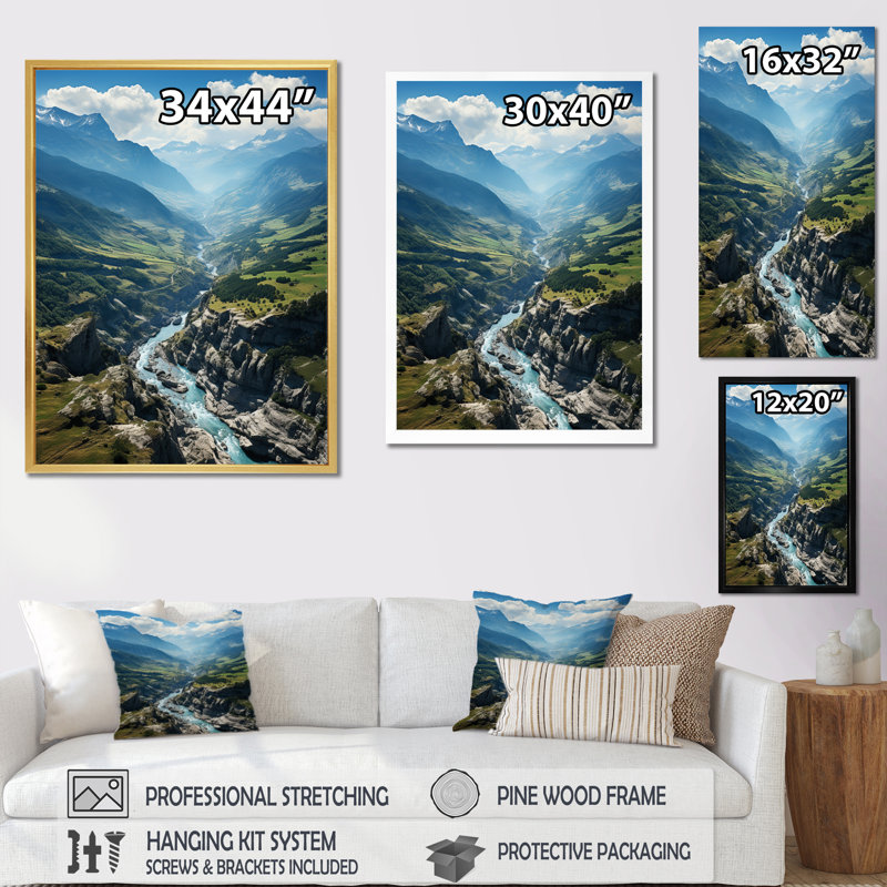 Reproduction d'art sur toile, Espagne, Espagne, Cadre photo noir, H 20 po x l 12 po x P 1 po