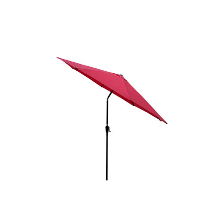 Outdoor Patio Umbrella 10FT(3M) WITHOUT FLAP ,8Pcs Ribs,With Tilt ,With Crank,Without Base,Pole Size 38Mm(1.49Inch)