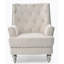Élégant fauteuil ivoire pour espaces confortables-227278621