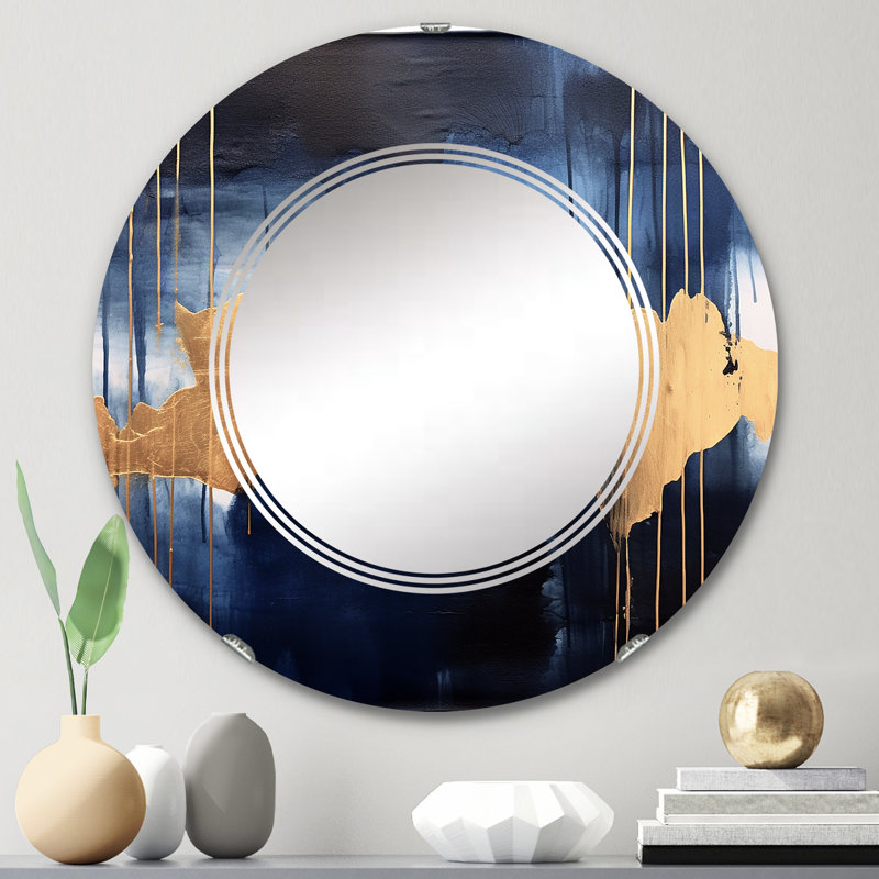 Miroir mural rond Beeley, 24 po x 24 po