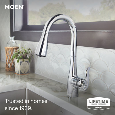 Moen Arbor MotionSense Wave Single Handle Pulldown Kitchen Faucet with Power Clean Technology