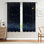 2Pcs rideaux de nuit étoilés, imprimé galaxie céleste, filtrage de la lumière, conception à passe-tringle, pour le salon, la chambre à coucher, le balcon et la cuisine