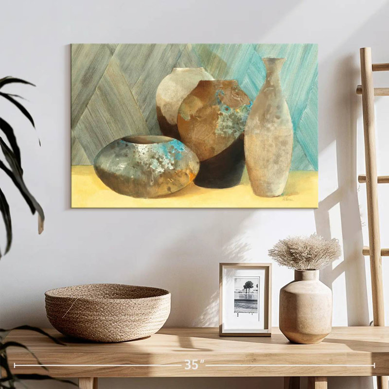 Senne Raku Study, 16" H x 24" W