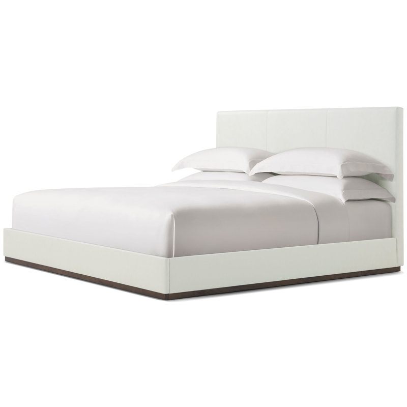 Madrid/WRC Leather Bed, White