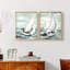 NAUTICAL Series L-Premium, reproduction encadrée prête à accrocher - aucun clou requis - aucun clou requis-793199061-793199084