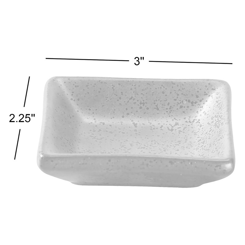 Yanco Diamond Porcelain Condiment Server