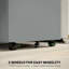  3 Drawer File Cabinet, Lockable Metal Filling Cabinet, White-735396927