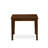 3 Piece Dining Room Furniture Set Consist of a Square Dining Table and 2 Upholstered Chairs, Antique Walnut