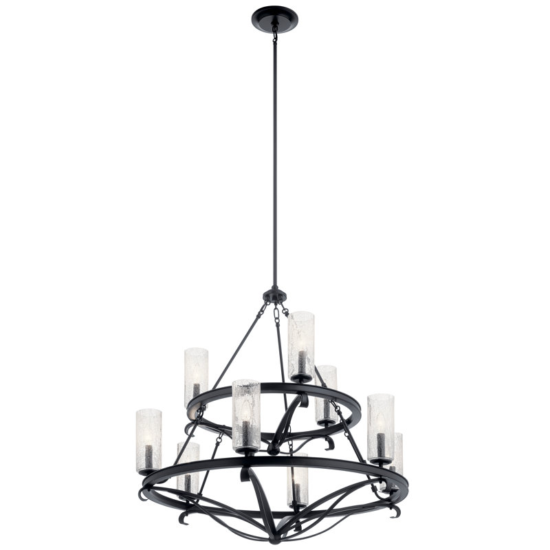 9 - Light Dimmable Empire Chandelier