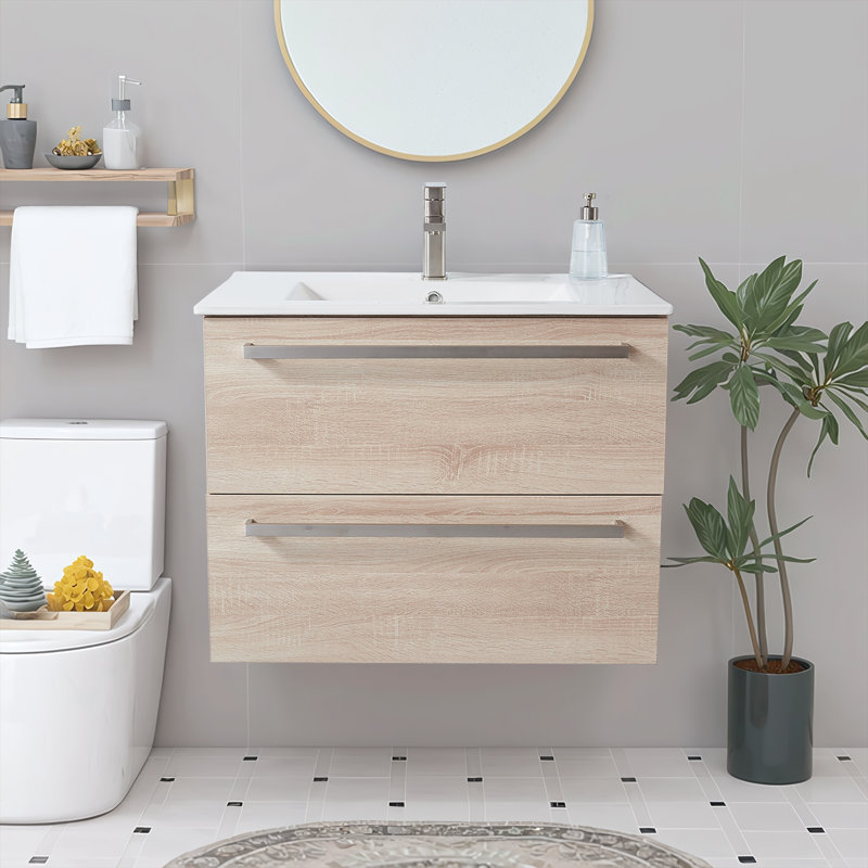 Ensemble de meuble-lavabo mural 30 po